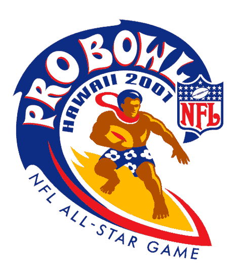 Pro Bowl 2001 Primary Logo iron on transfers for clothing